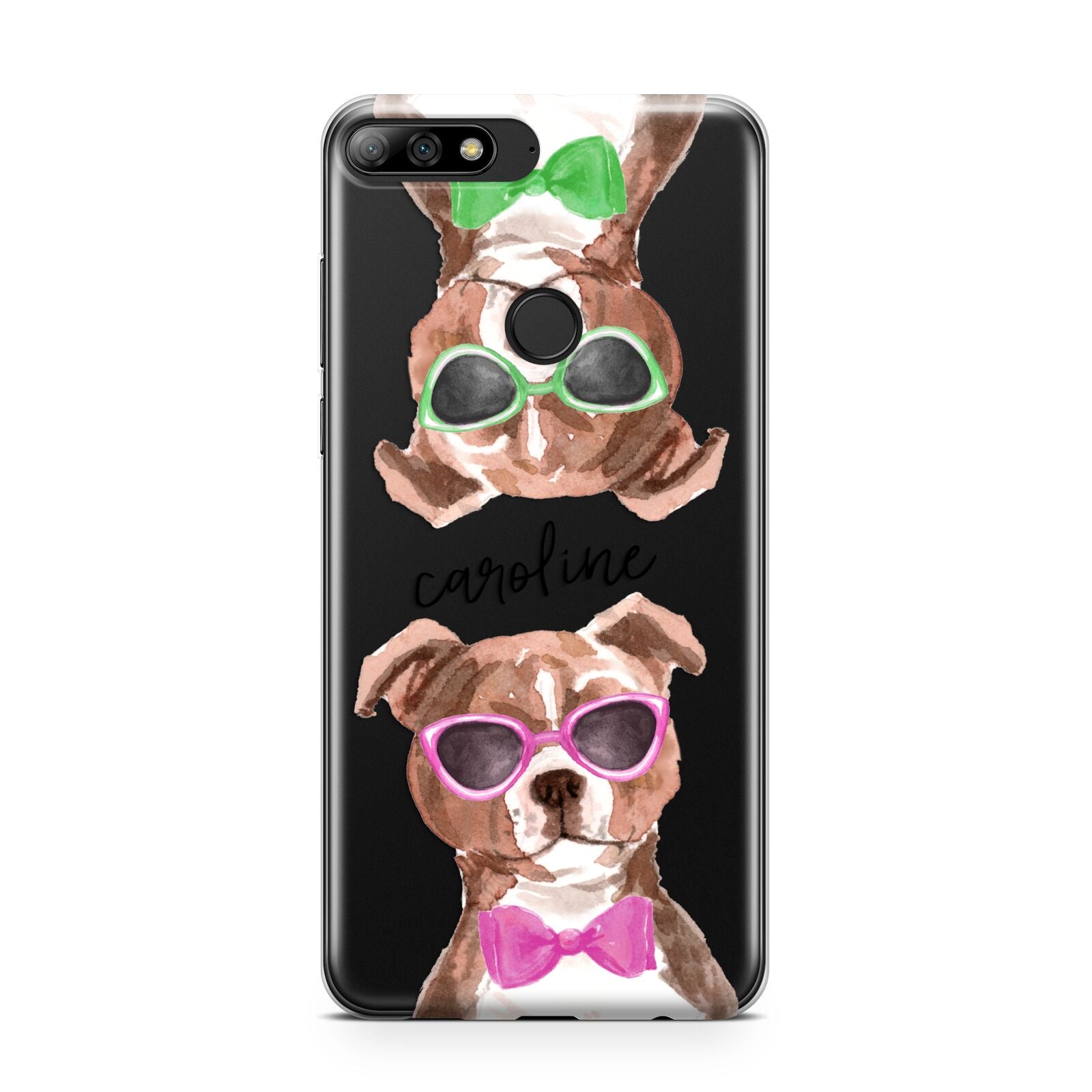 Personalised Staffordshire Bull Terrier Huawei Y7 2018