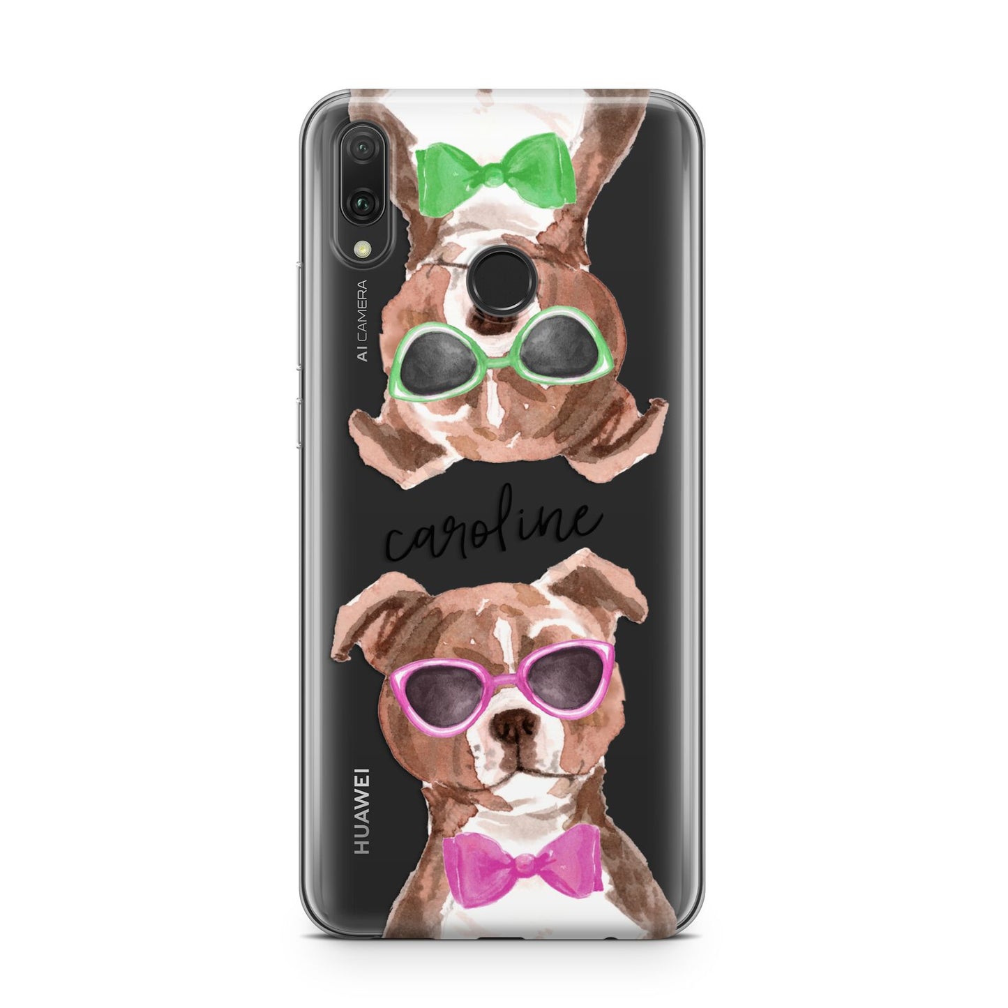 Personalised Staffordshire Bull Terrier Huawei Y9 2019