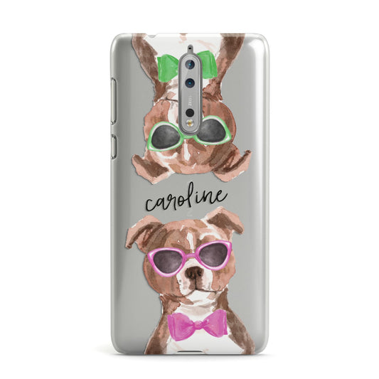 Personalised Staffordshire Bull Terrier Nokia Case