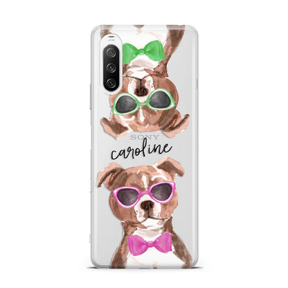 Personalised Staffordshire Bull Terrier Sony Xperia 10 III Case