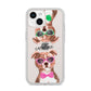 Personalised Staffordshire Bull Terrier iPhone 14 Clear Tough Case Starlight