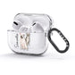 Personalised Staffordshire Dog AirPods Glitter Case 3rd Gen Side Image