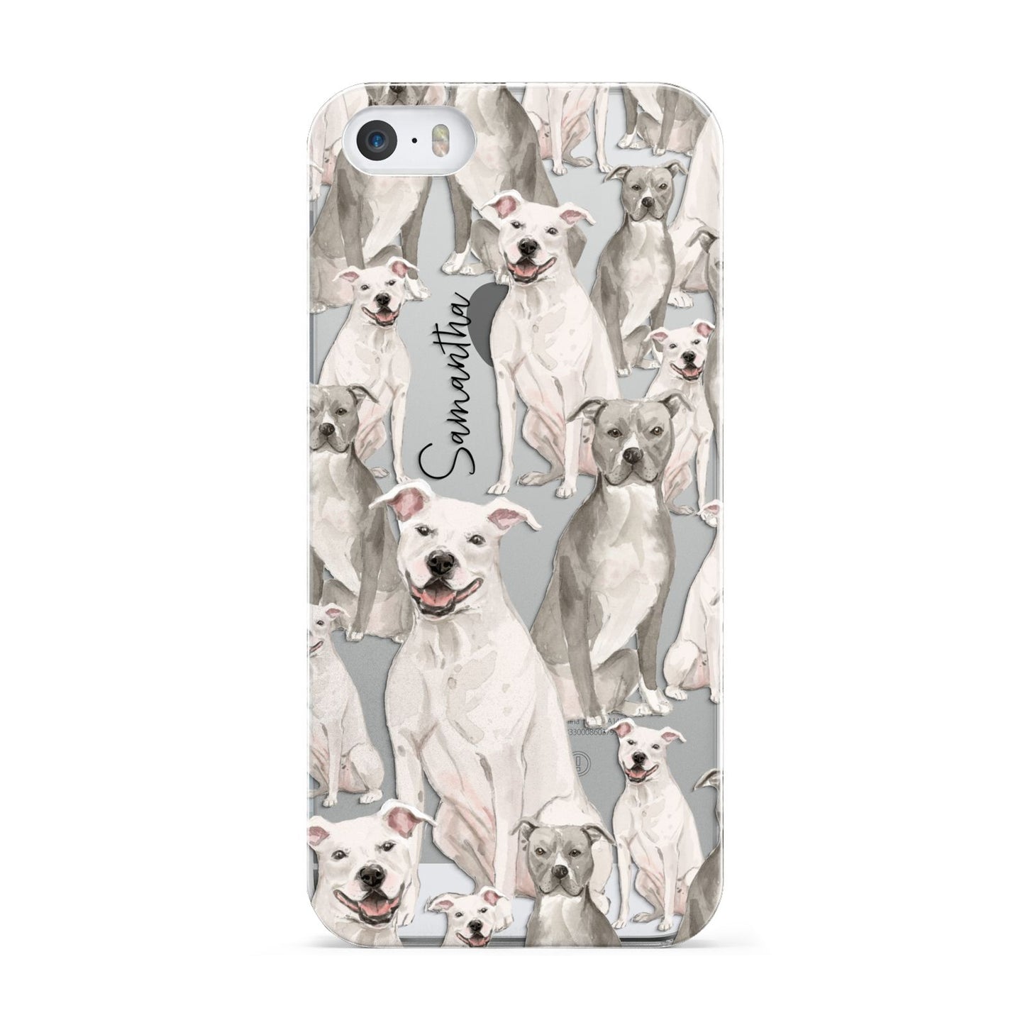 Personalised Staffordshire Dog Apple iPhone 5 Case