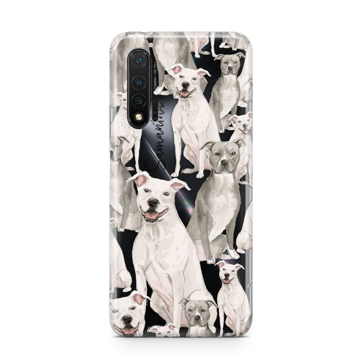 Personalised Staffordshire Dog Huawei Nova 6 Phone Case