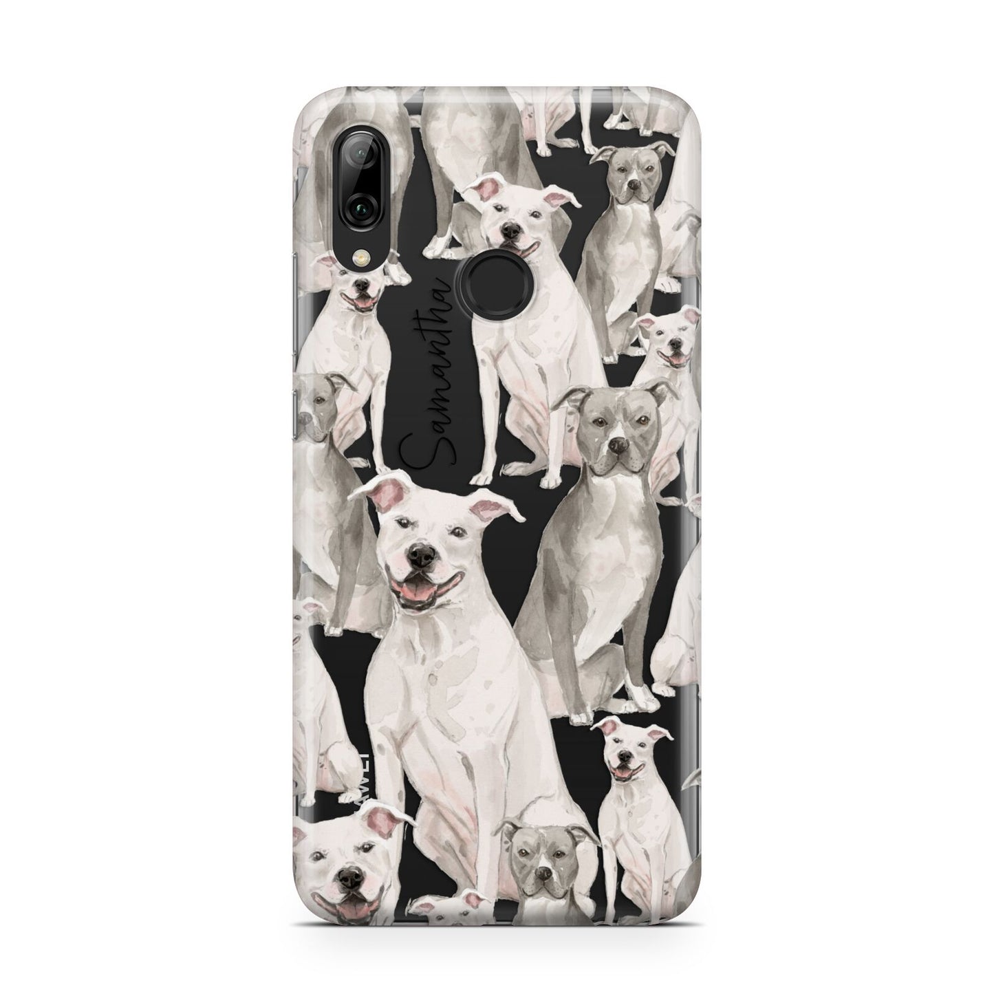 Personalised Staffordshire Dog Huawei Y7 2019