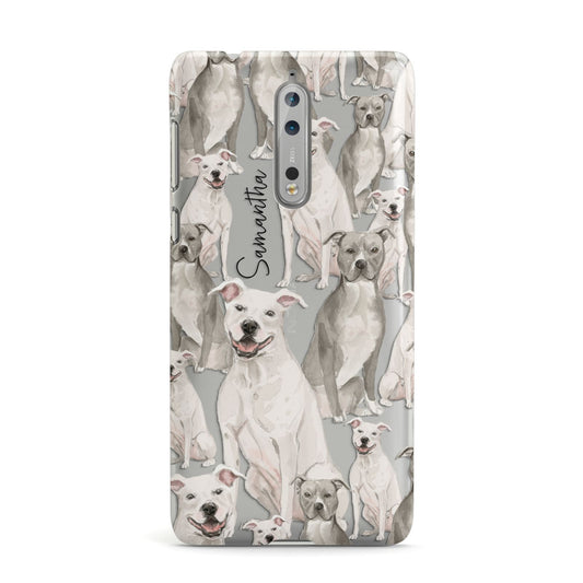 Personalised Staffordshire Dog Nokia Case
