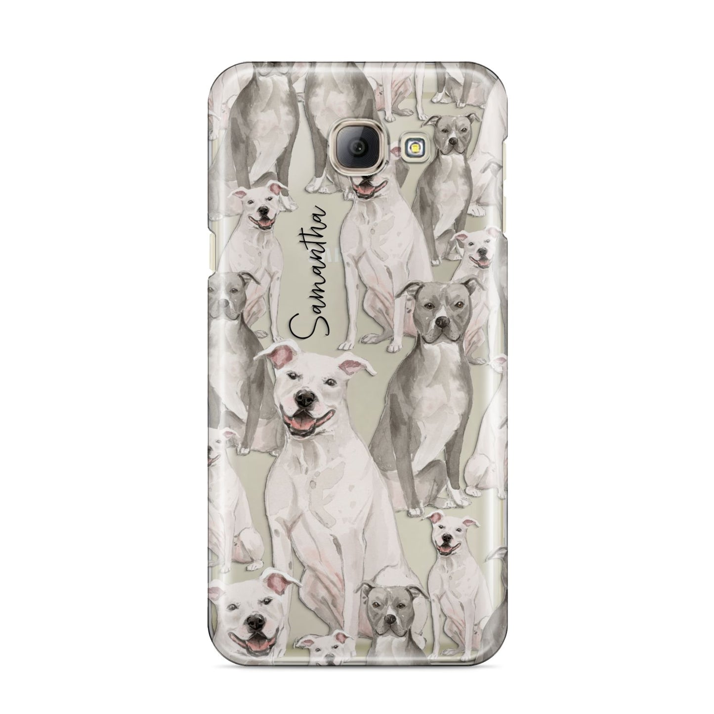 Personalised Staffordshire Dog Samsung Galaxy A8 2016 Case