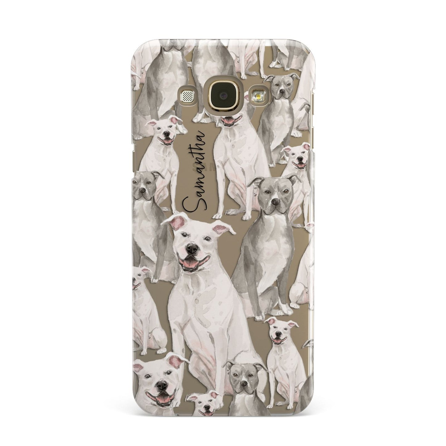 Personalised Staffordshire Dog Samsung Galaxy A8 Case