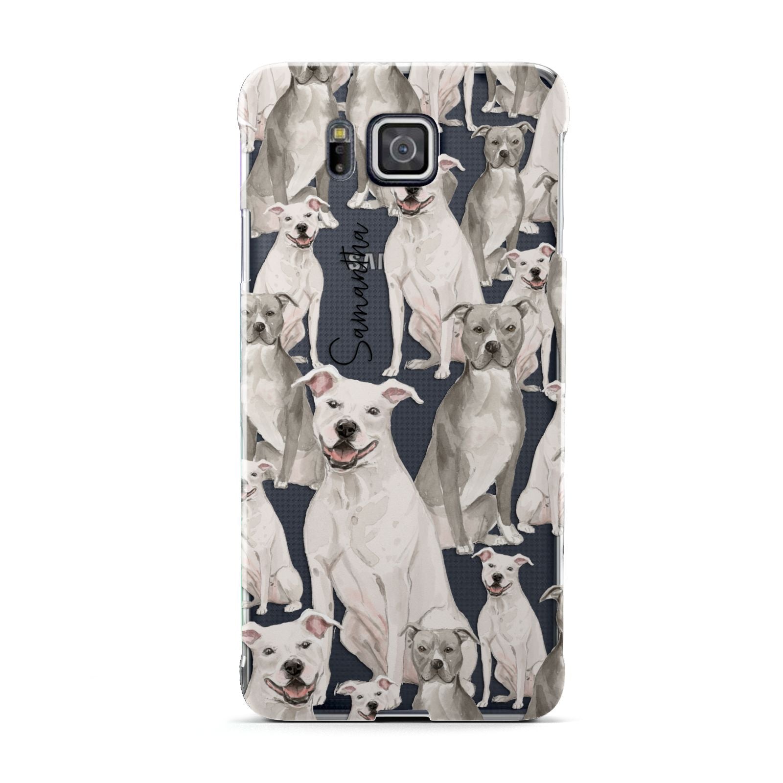 Personalised Staffordshire Dog Samsung Galaxy Alpha Case