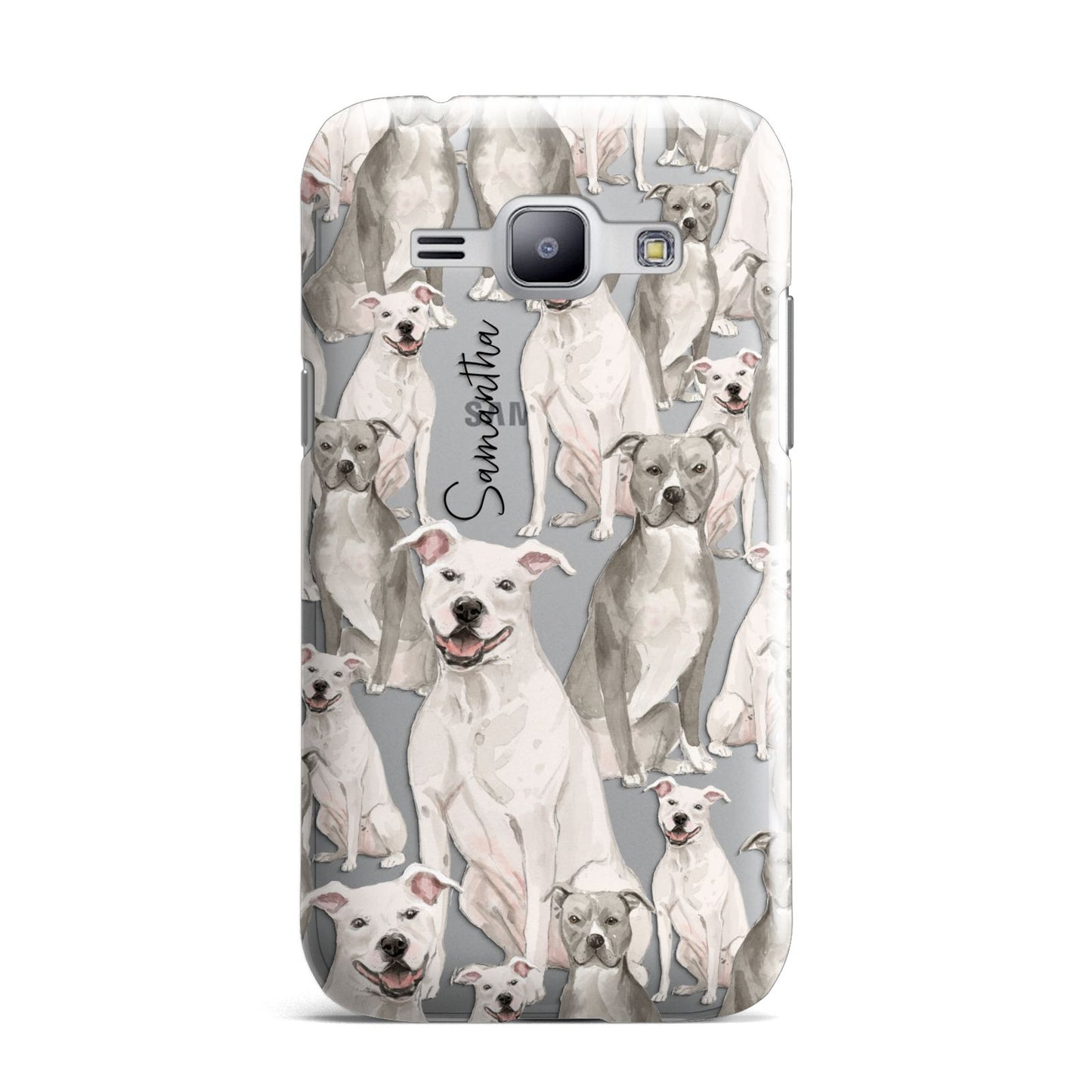 Personalised Staffordshire Dog Samsung Galaxy J1 2015 Case