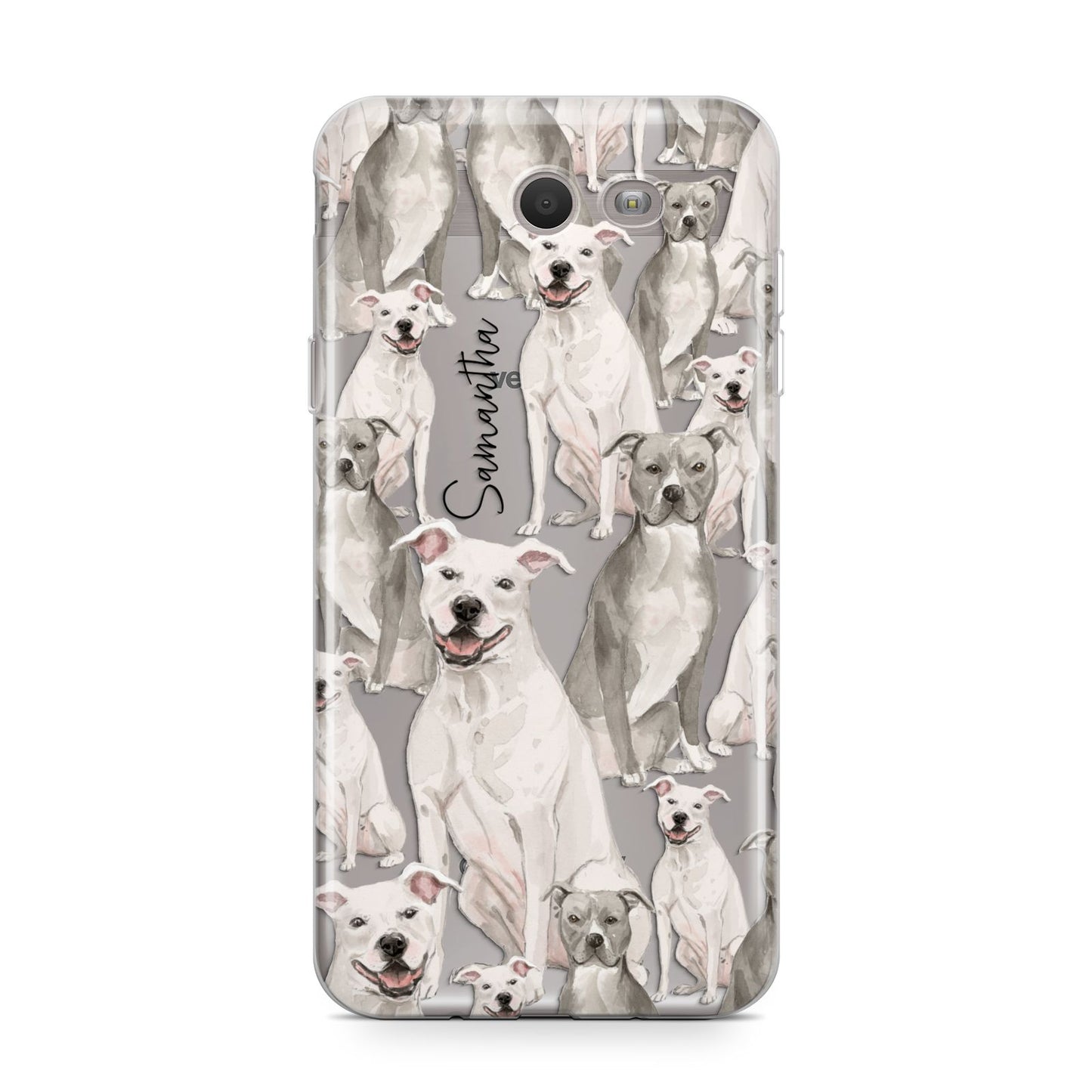 Personalised Staffordshire Dog Samsung Galaxy J7 2017 Case