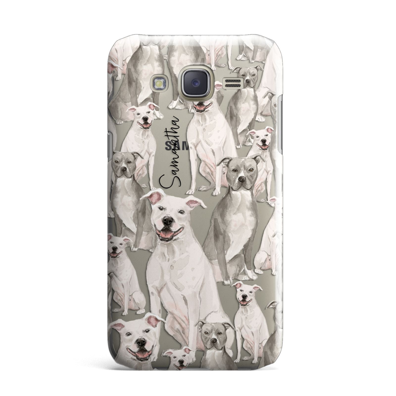 Personalised Staffordshire Dog Samsung Galaxy J7 Case