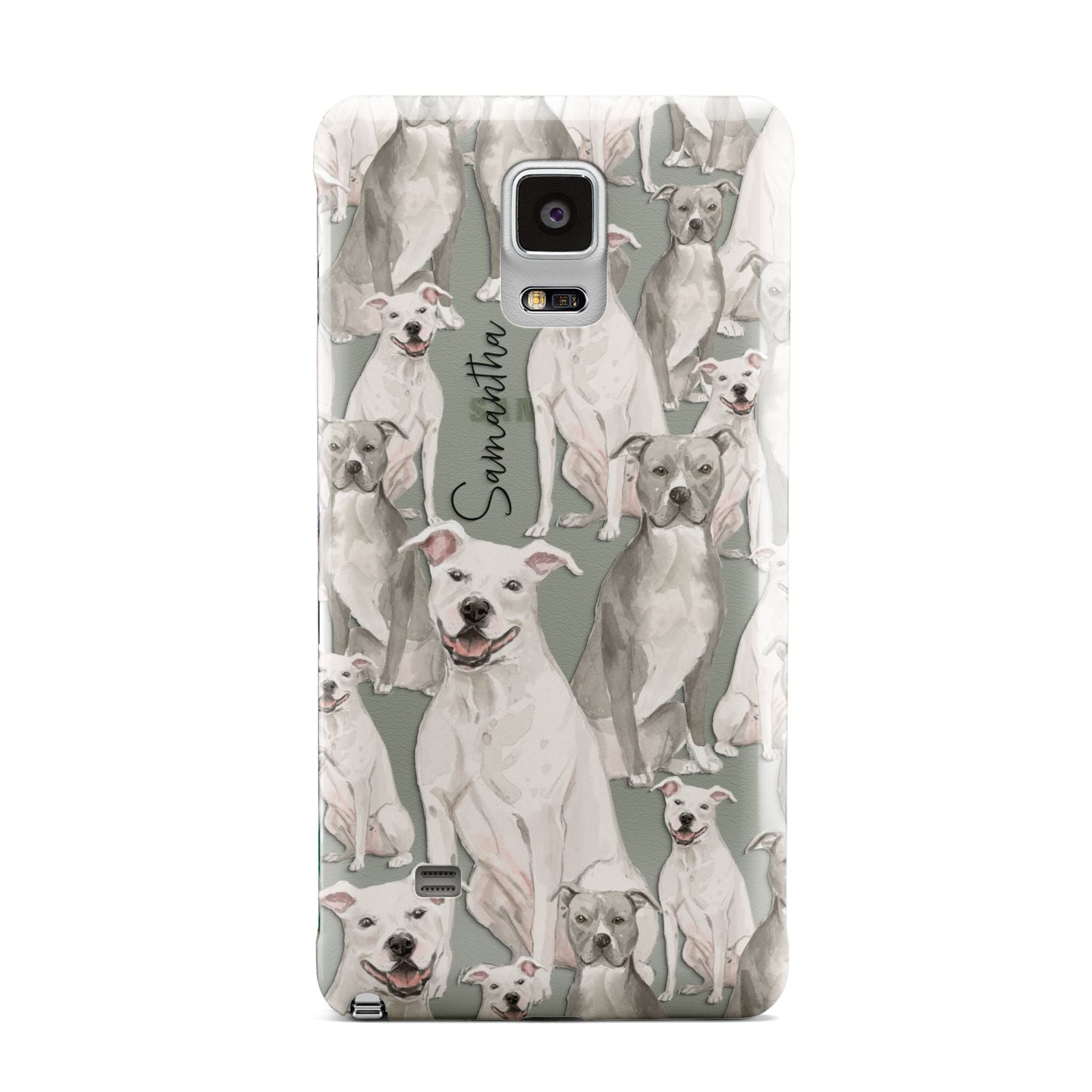 Personalised Staffordshire Dog Samsung Galaxy Note 4 Case