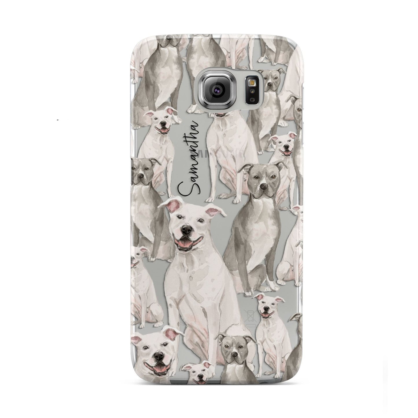 Personalised Staffordshire Dog Samsung Galaxy S6 Case