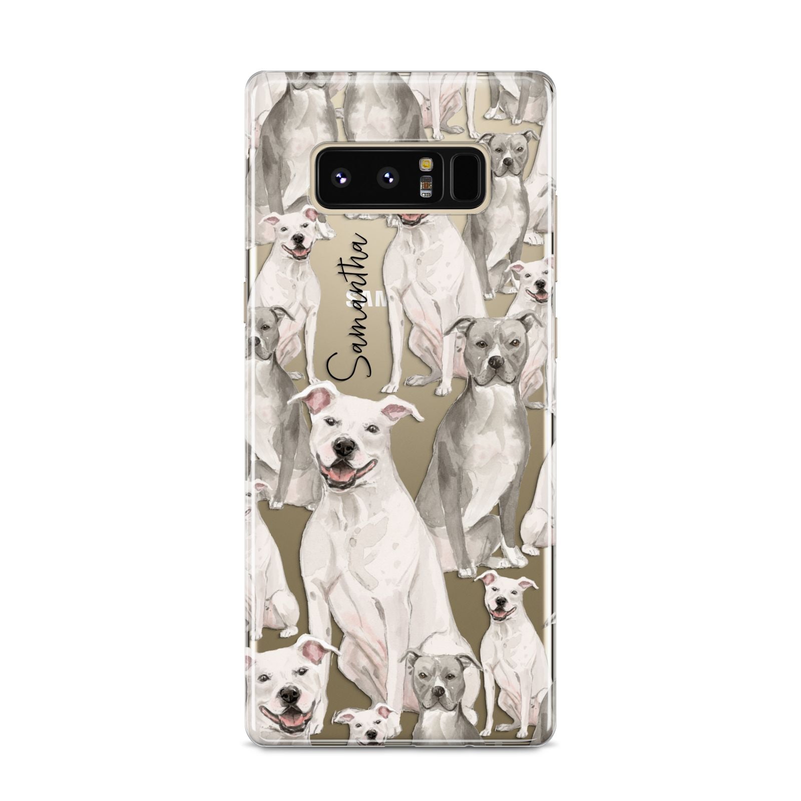 Personalised Staffordshire Dog Samsung Galaxy S8 Case