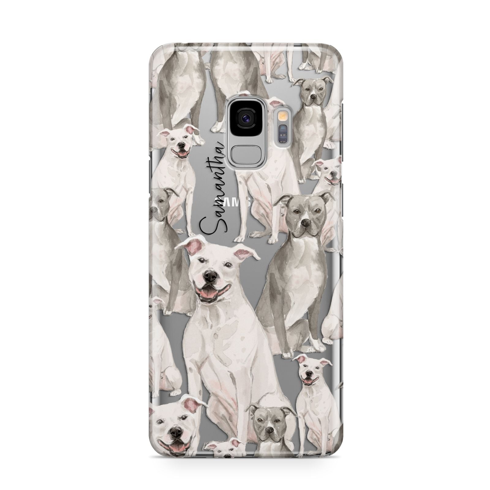 Personalised Staffordshire Dog Samsung Galaxy S9 Case