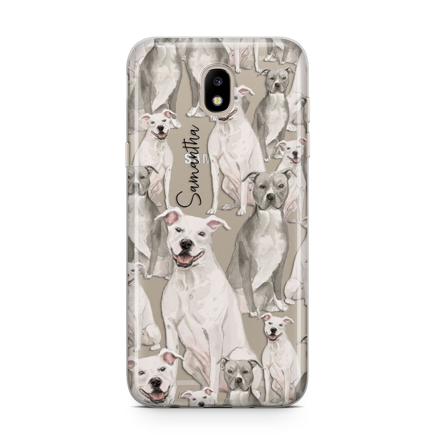 Personalised Staffordshire Dog Samsung J5 2017 Case