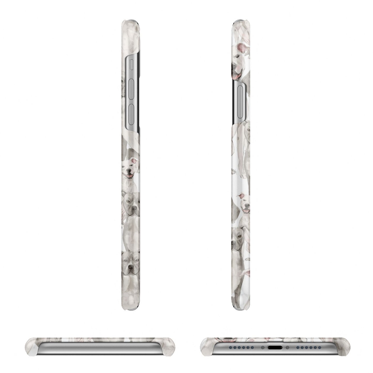 Personalised Staffordshire Dog iPhone 11 Pro 3D Snap Case Angle Images