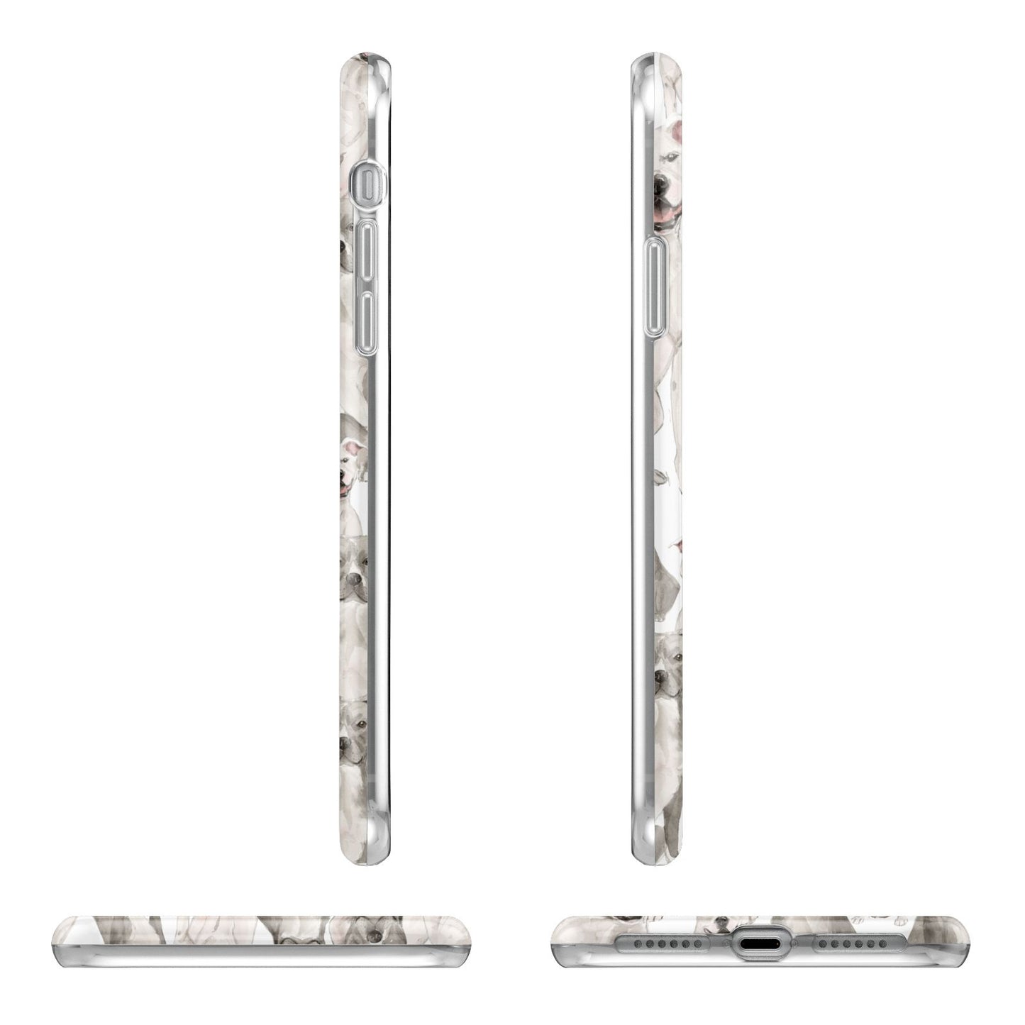 Personalised Staffordshire Dog iPhone 11 Pro 3D Tough Case Angle Images