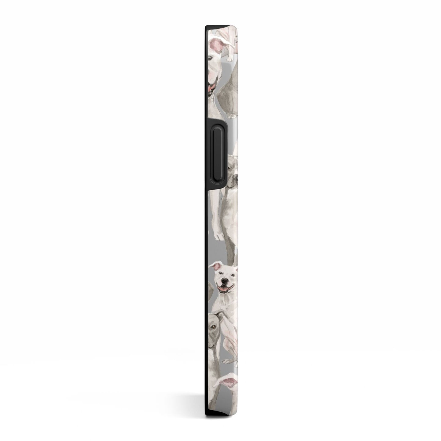 Personalised Staffordshire Dog iPhone 13 Mini Side Image 3D Tough Case