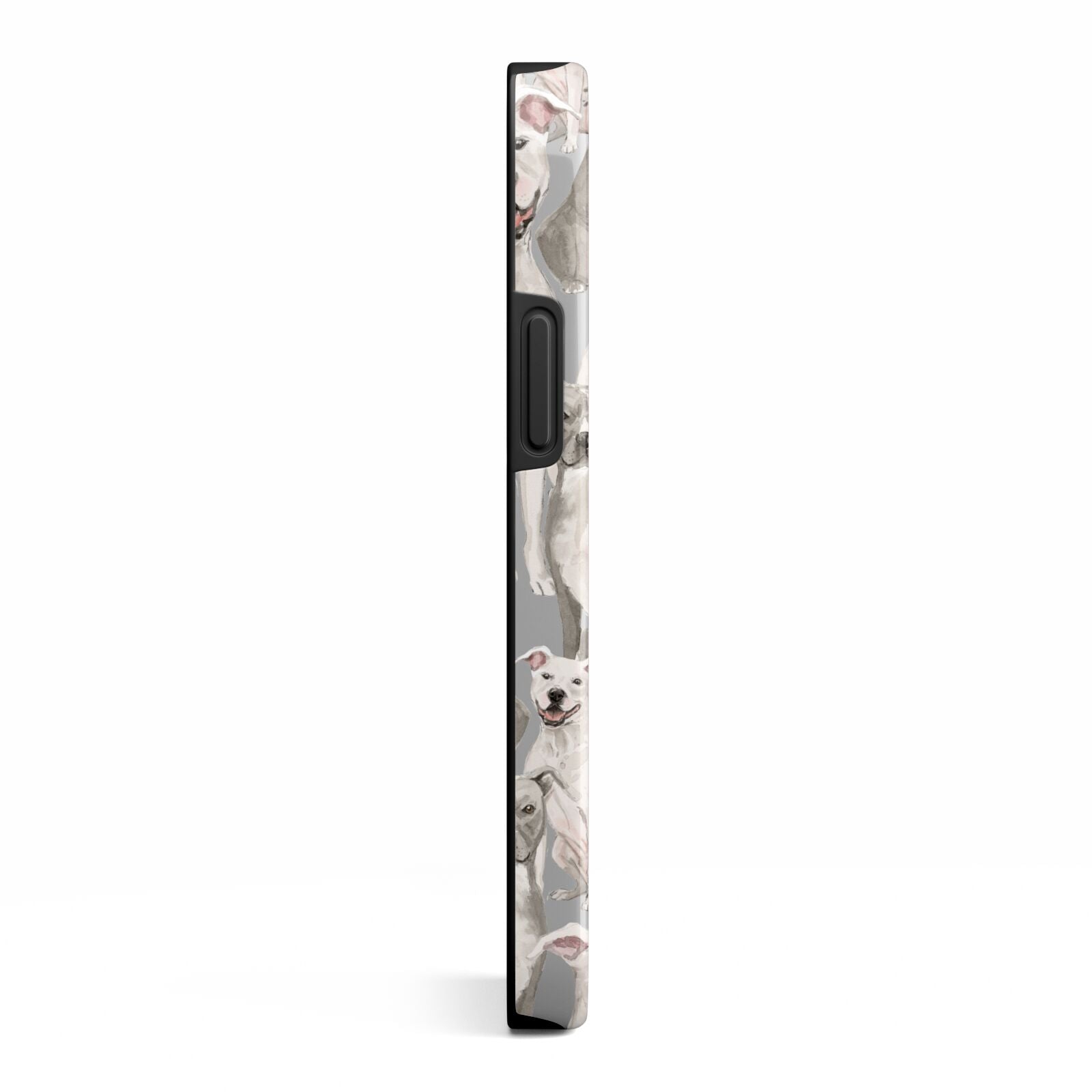 Personalised Staffordshire Dog iPhone 13 Mini Side Image 3D Tough Case