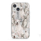 Personalised Staffordshire Dog iPhone 13 Mini TPU Impact Case with White Edges
