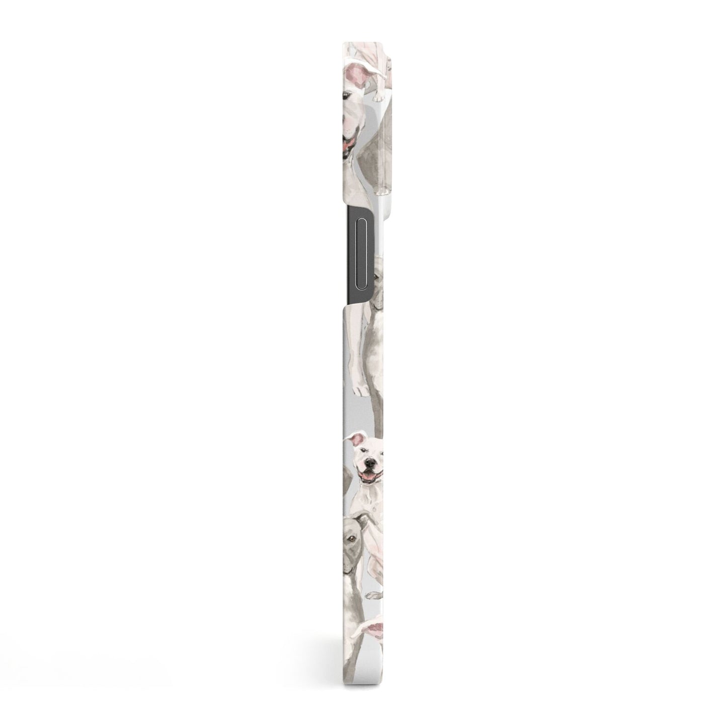 Personalised Staffordshire Dog iPhone 13 Pro Max Side Image 3D Snap Case