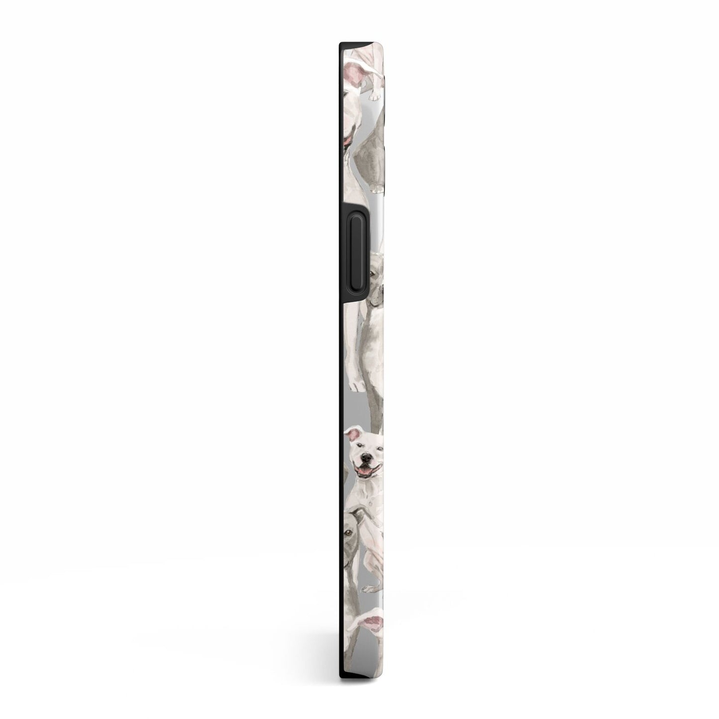 Personalised Staffordshire Dog iPhone 13 Pro Max Side Image 3D Tough Case