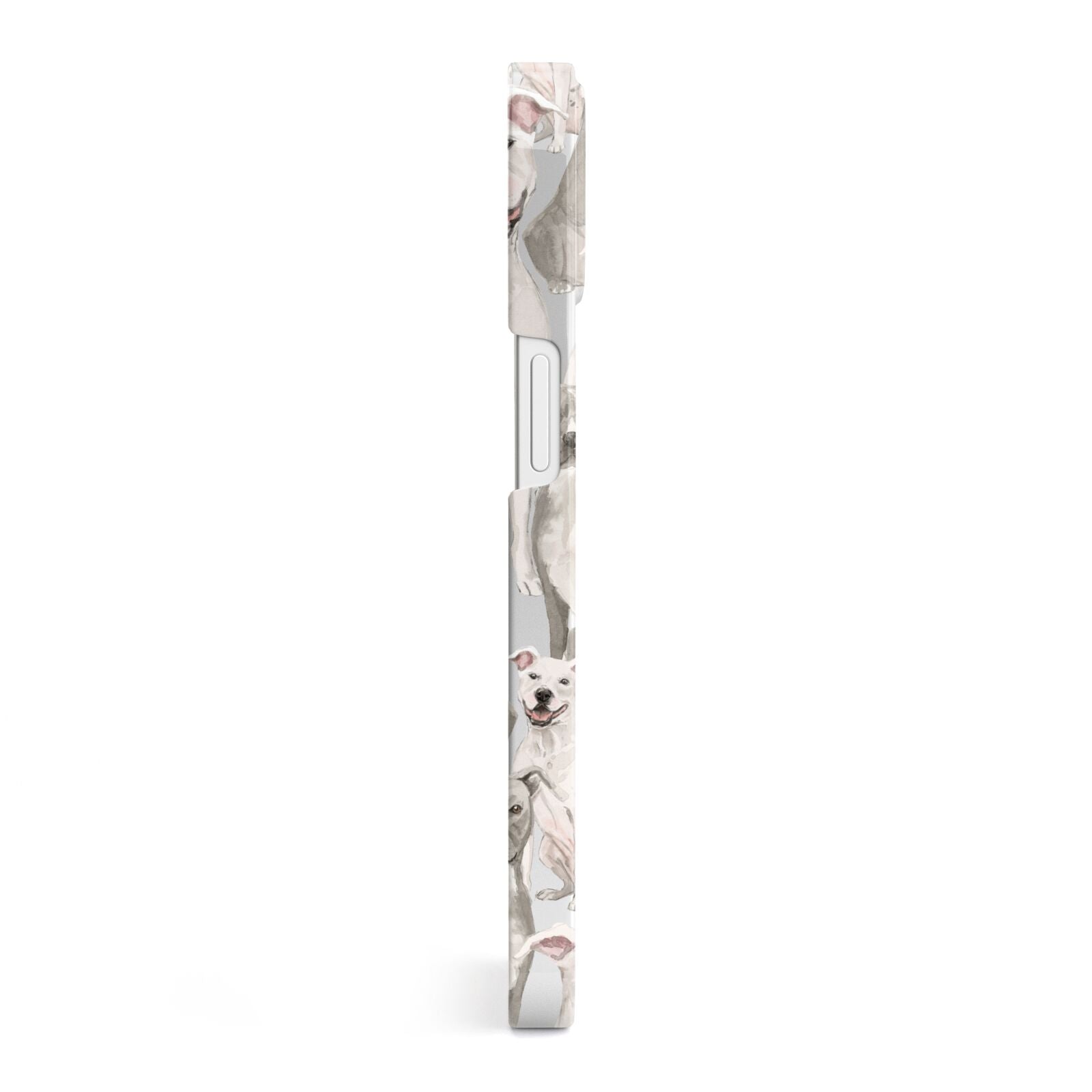 Personalised Staffordshire Dog iPhone 13 Side Image 3D Snap Case