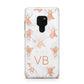 Personalised Stag Marble Initials Huawei Mate 20 Phone Case