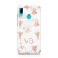 Personalised Stag Marble Initials Huawei P Smart 2019 Case