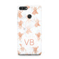 Personalised Stag Marble Initials Huawei Y9 2018