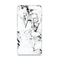 Personalised Star Marble Initialed Grey Huawei P8 Lite Case