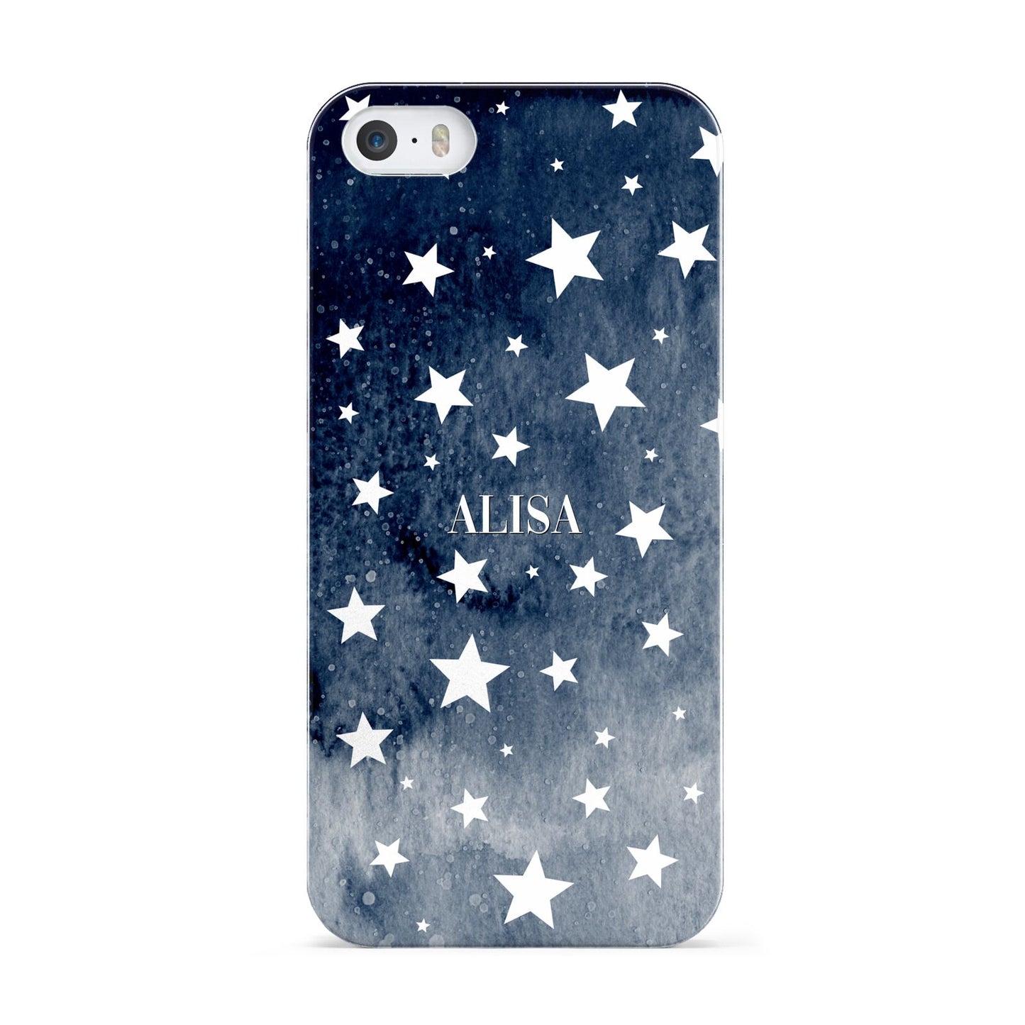 Personalised Star Print Apple iPhone 5 Case