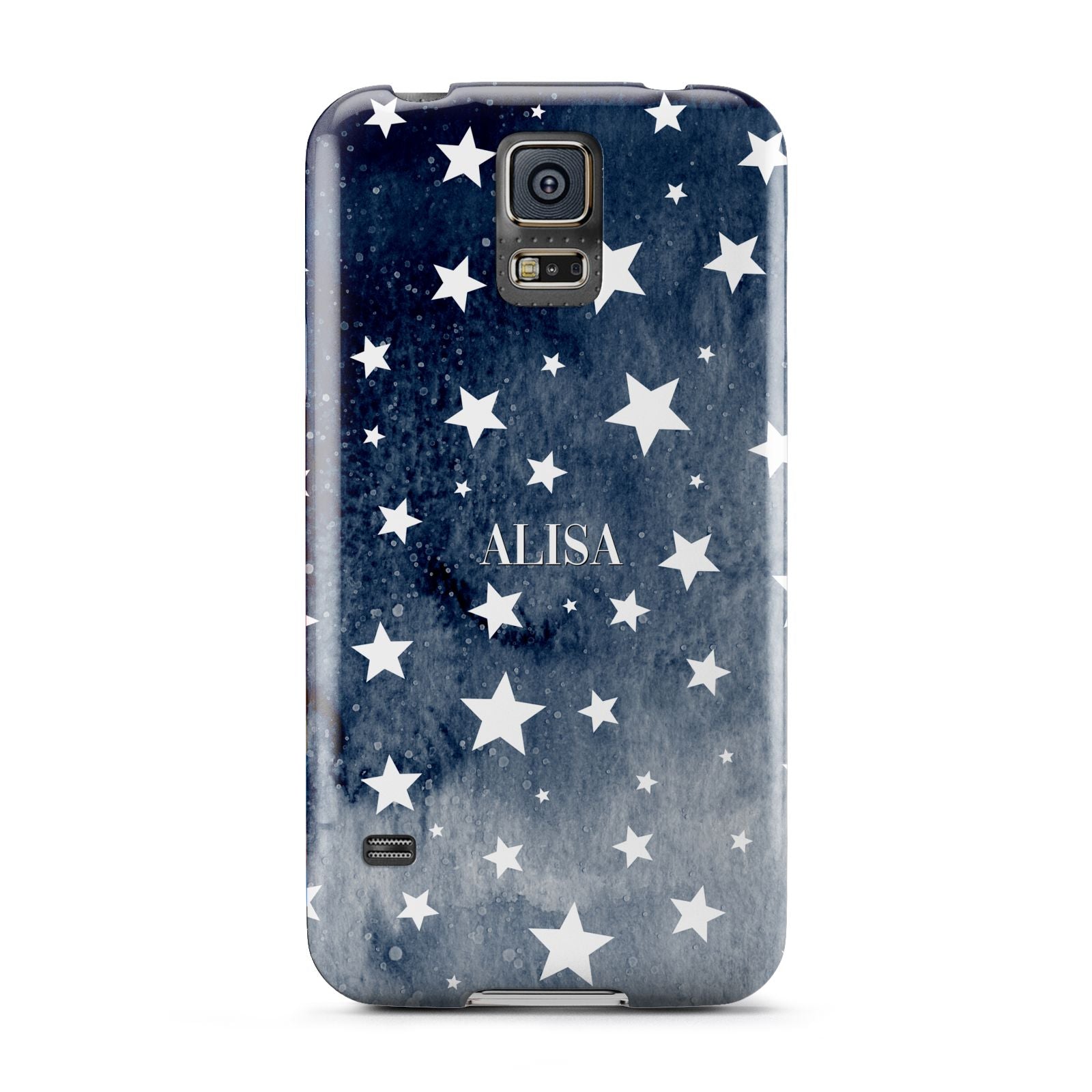 Personalised Star Print Samsung Galaxy S5 Case