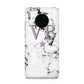 Personalised Star With Monogram Marble Huawei Mate 30