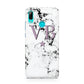 Personalised Star With Monogram Marble Huawei P Smart 2019 Case