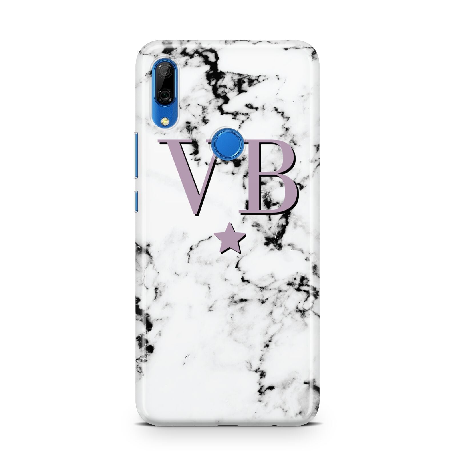 Personalised Star With Monogram Marble Huawei P Smart Z