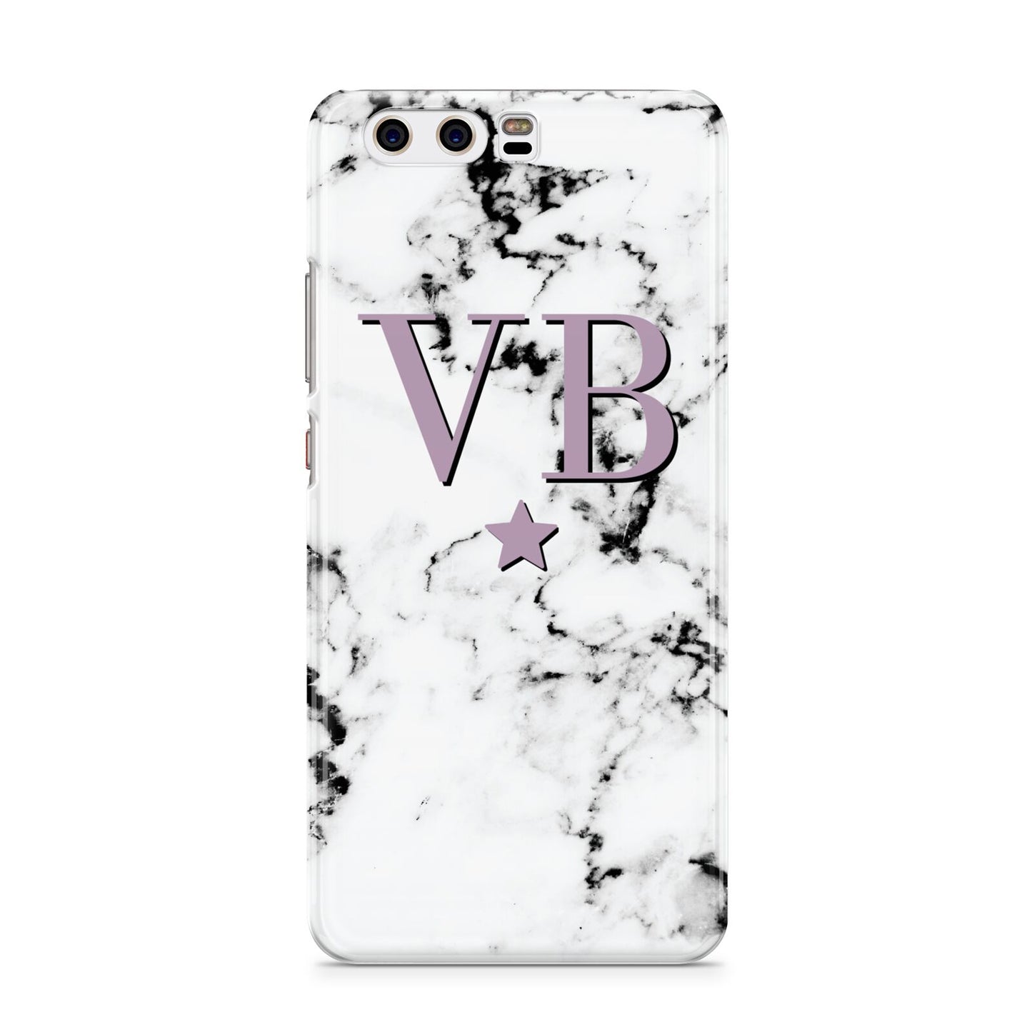 Personalised Star With Monogram Marble Huawei P10 Phone Case