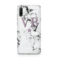 Personalised Star With Monogram Marble Huawei P30 Lite Phone Case