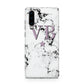 Personalised Star With Monogram Marble Huawei P30 Phone Case