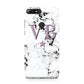 Personalised Star With Monogram Marble Huawei Y7 2018