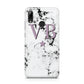 Personalised Star With Monogram Marble Huawei Y7 2019