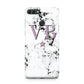 Personalised Star With Monogram Marble Huawei Y9 2018
