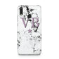 Personalised Star With Monogram Marble Huawei Y9 2019