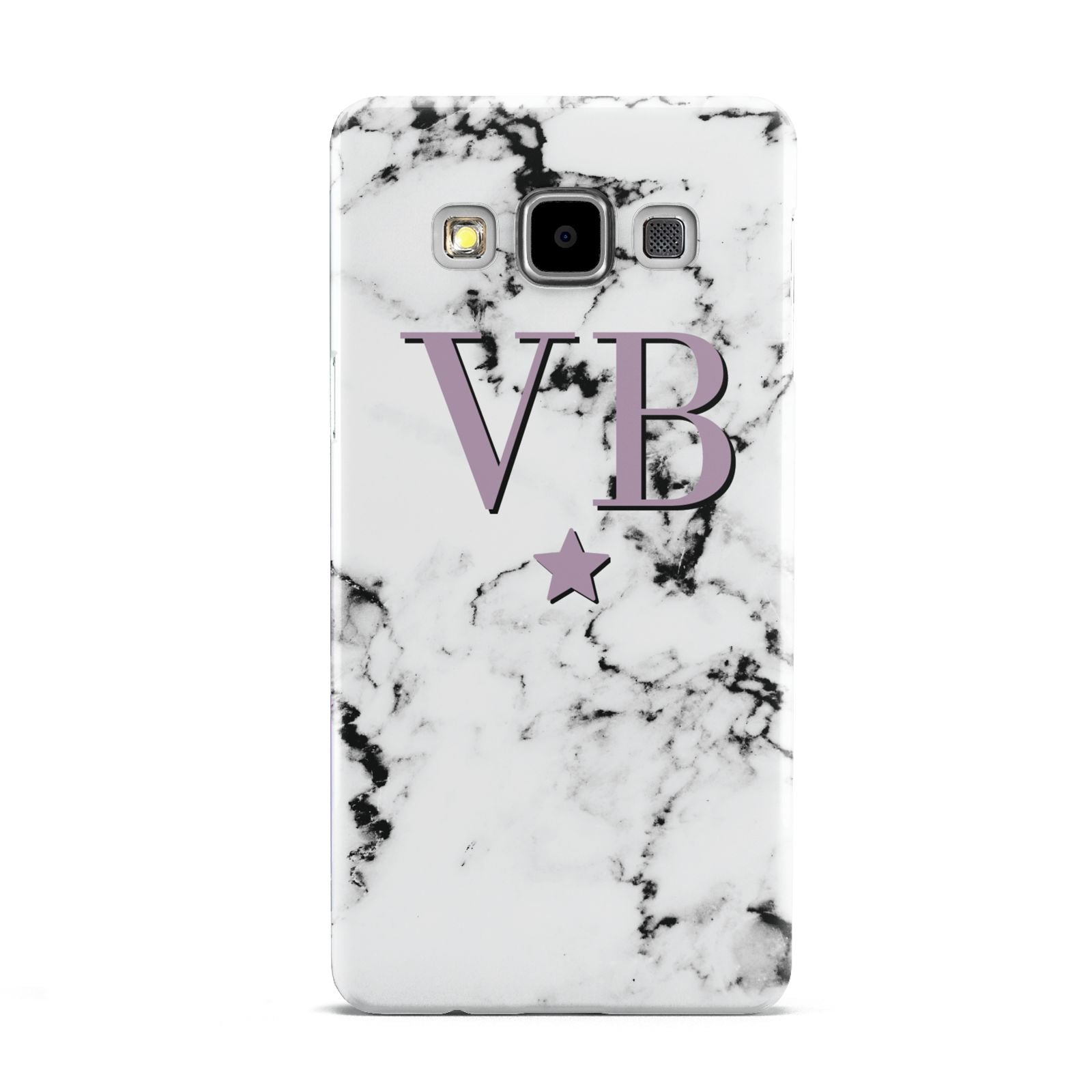 Personalised Star With Monogram Marble Samsung Galaxy A5 Case