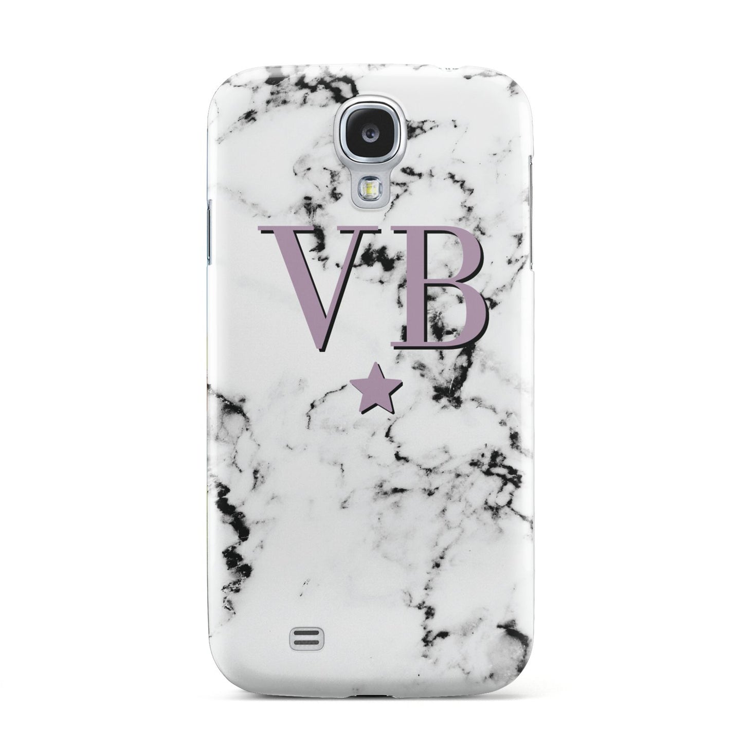 Personalised Star With Monogram Marble Samsung Galaxy S4 Case