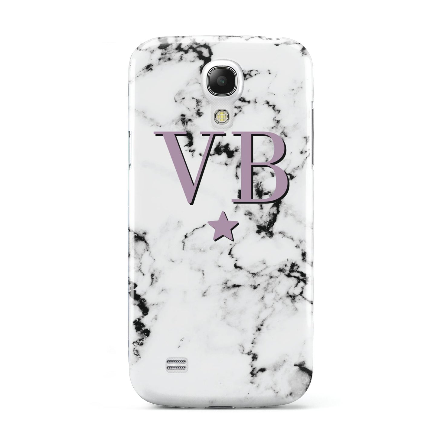 Personalised Star With Monogram Marble Samsung Galaxy S4 Mini Case