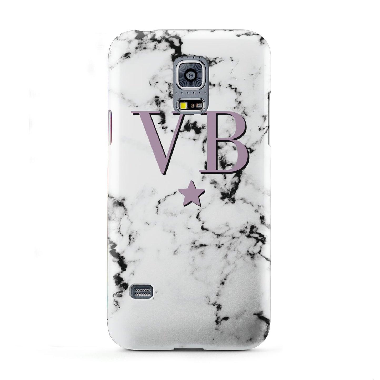 Personalised Star With Monogram Marble Samsung Galaxy S5 Mini Case