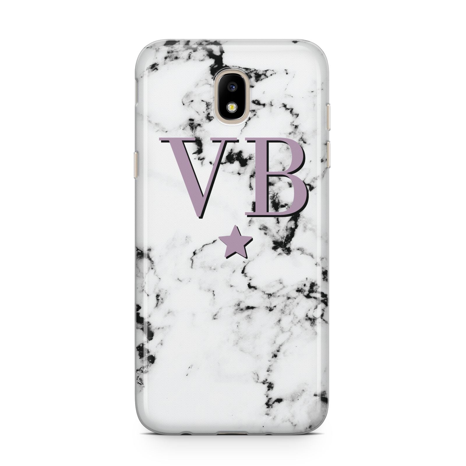 Personalised Star With Monogram Marble Samsung J5 2017 Case